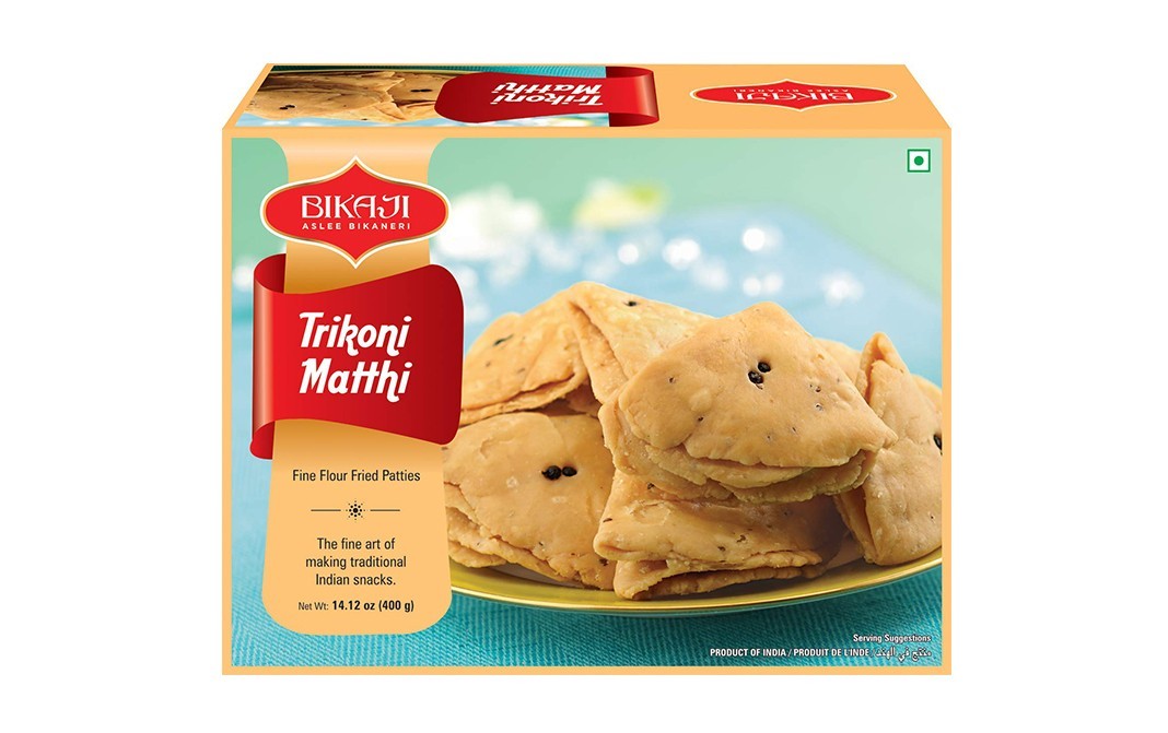 Bikaji Trikoni Matthi    Box  400 grams